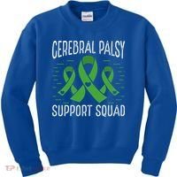 Cerebral Palsy Support Squad Cerebral Palsy Awareness Cute Gift Kids Sweatshirt thumb 0