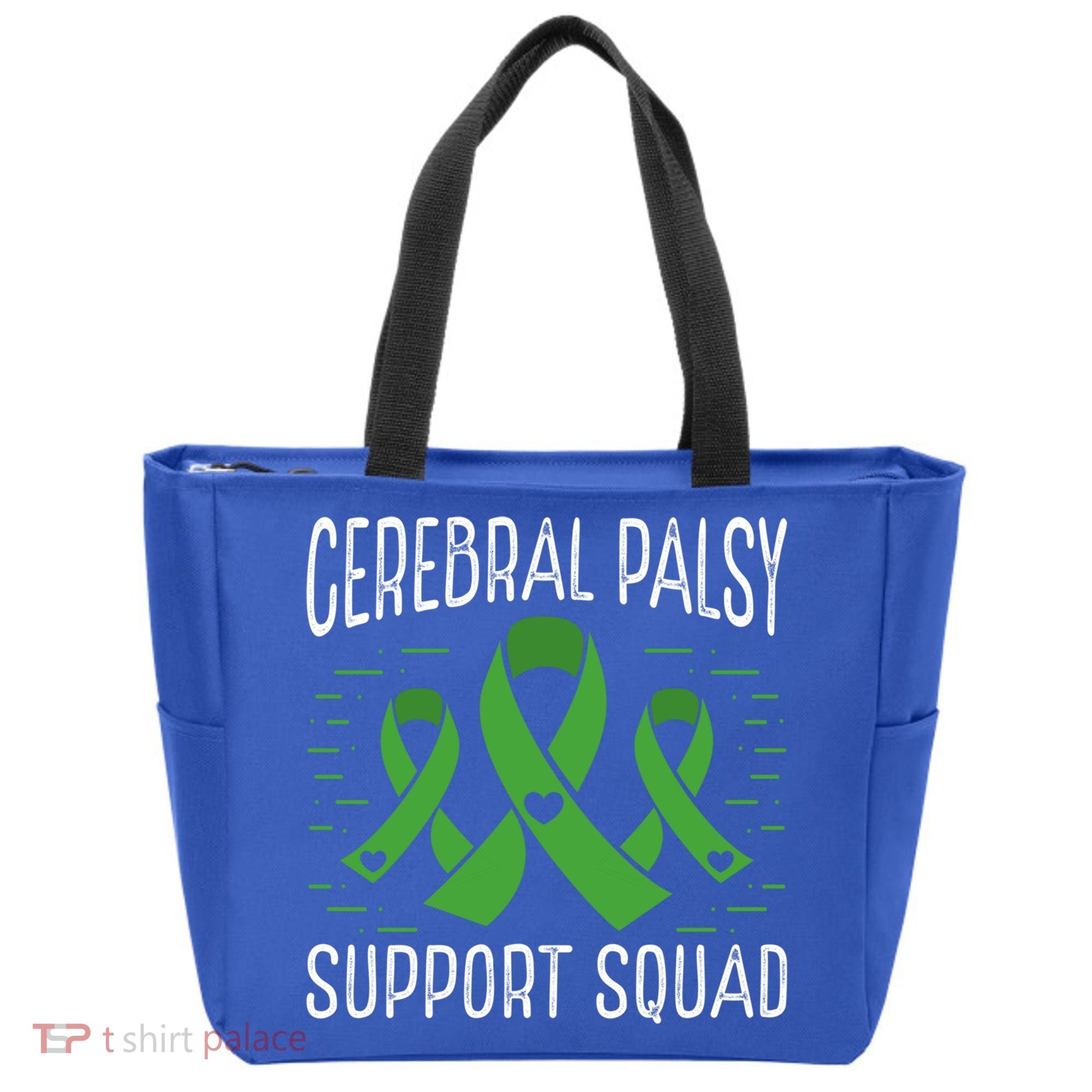 Cerebral Palsy Support Squad Cerebral Palsy Awareness Cute Gift Tote Bag