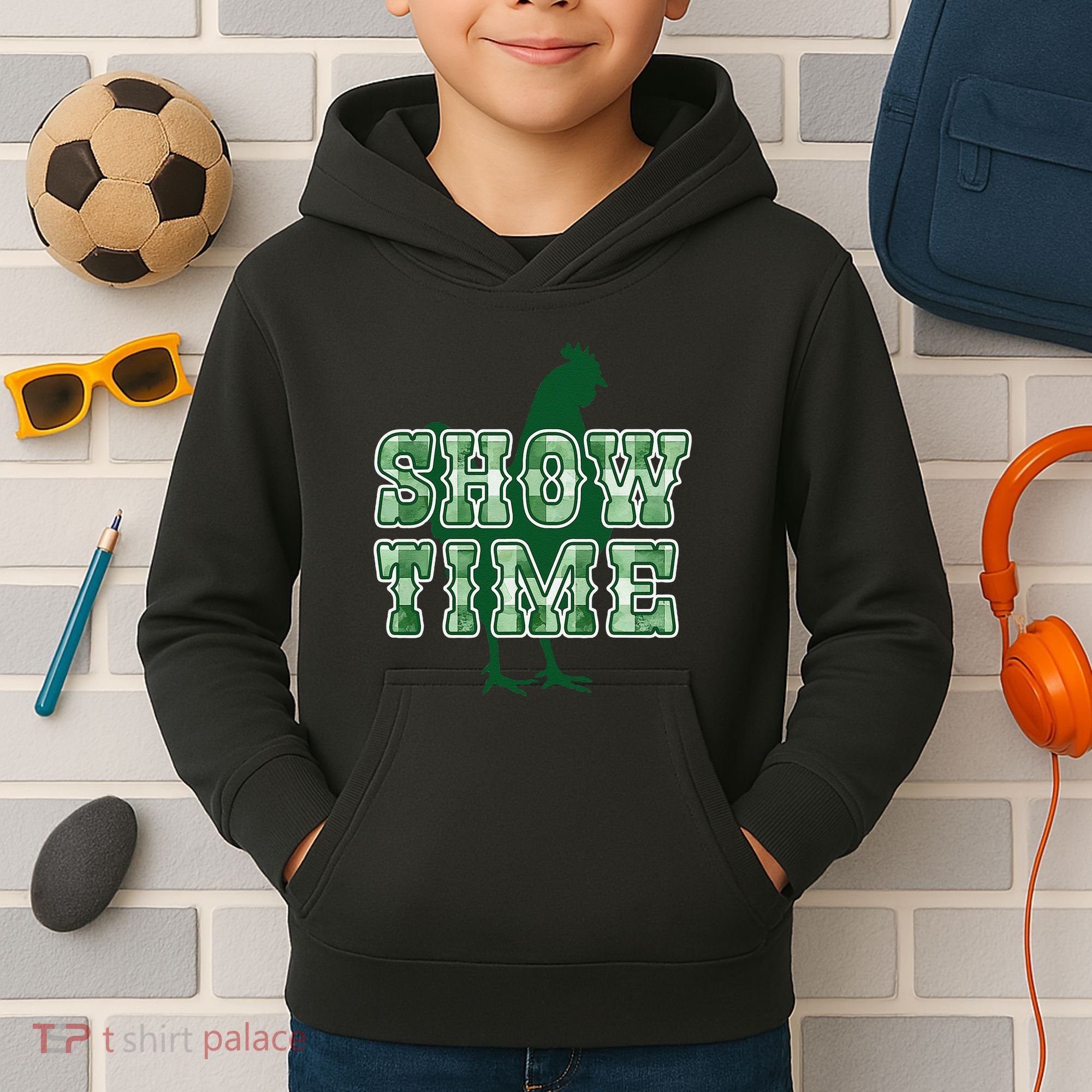 Chicken Poultry Show Time For Fair Week Kids Hoodie