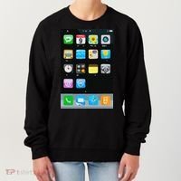 Cell Phone Smartphone Mobile App Halloween Costume Women's Sweatshirt thumb 0