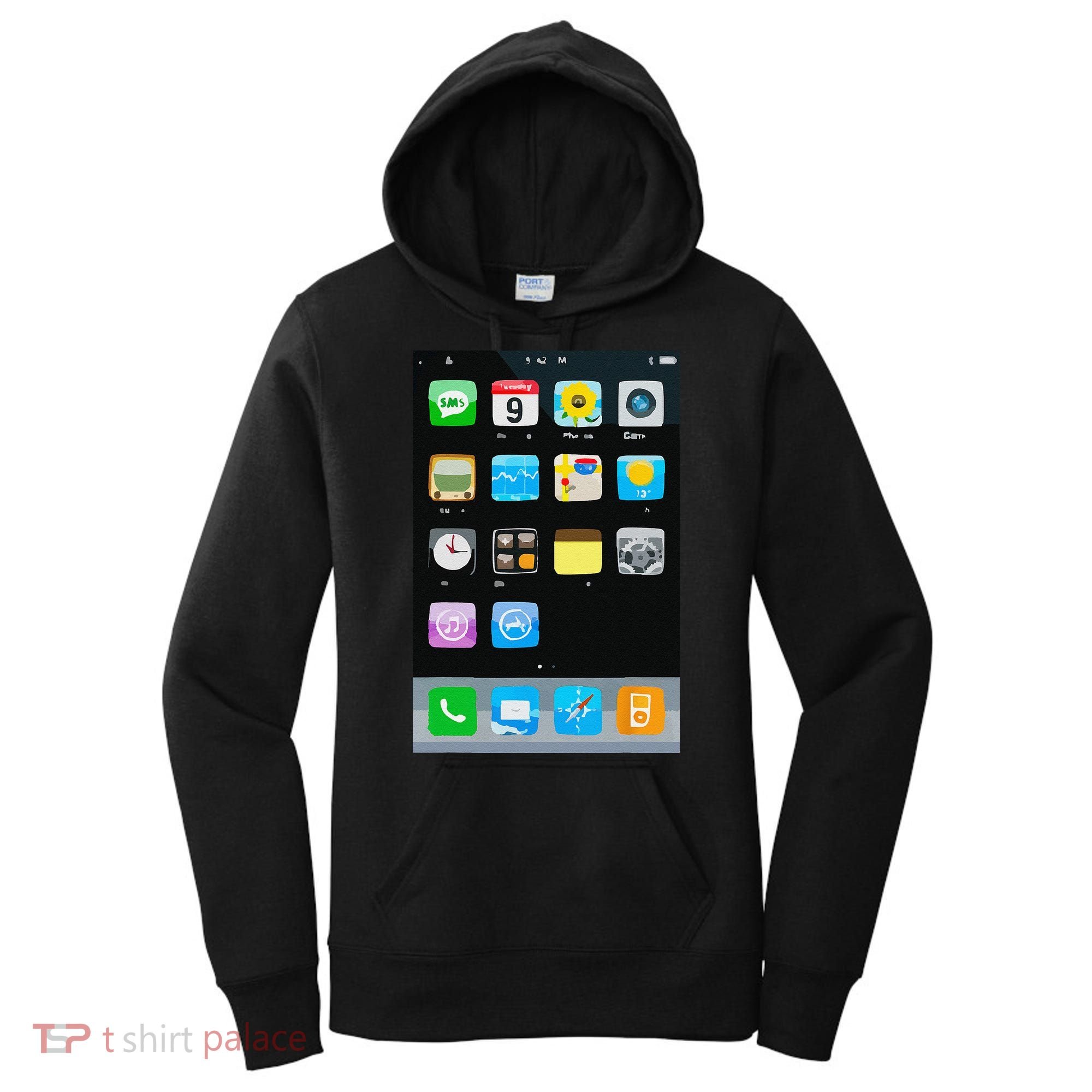 Cell Phone Smartphone Mobile App Halloween Costume Women's Hoodie