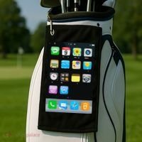 Cell Phone Smartphone Mobile App Halloween Costume Golf Towel thumb 2
