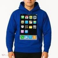 Cell Phone Smartphone Mobile App Halloween Costume Hoodie thumb 2
