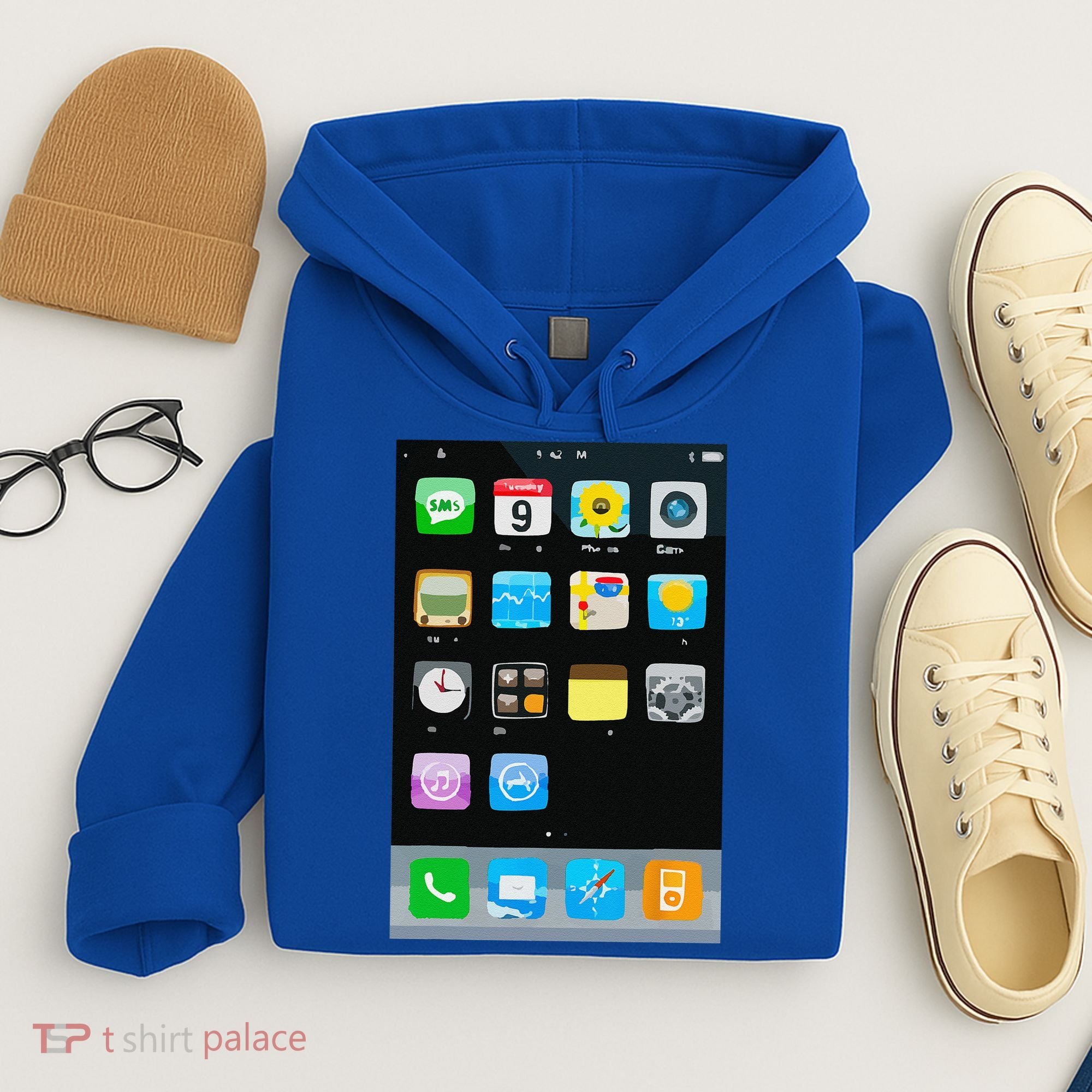 Cell Phone Smartphone Mobile App Halloween Costume Hoodie