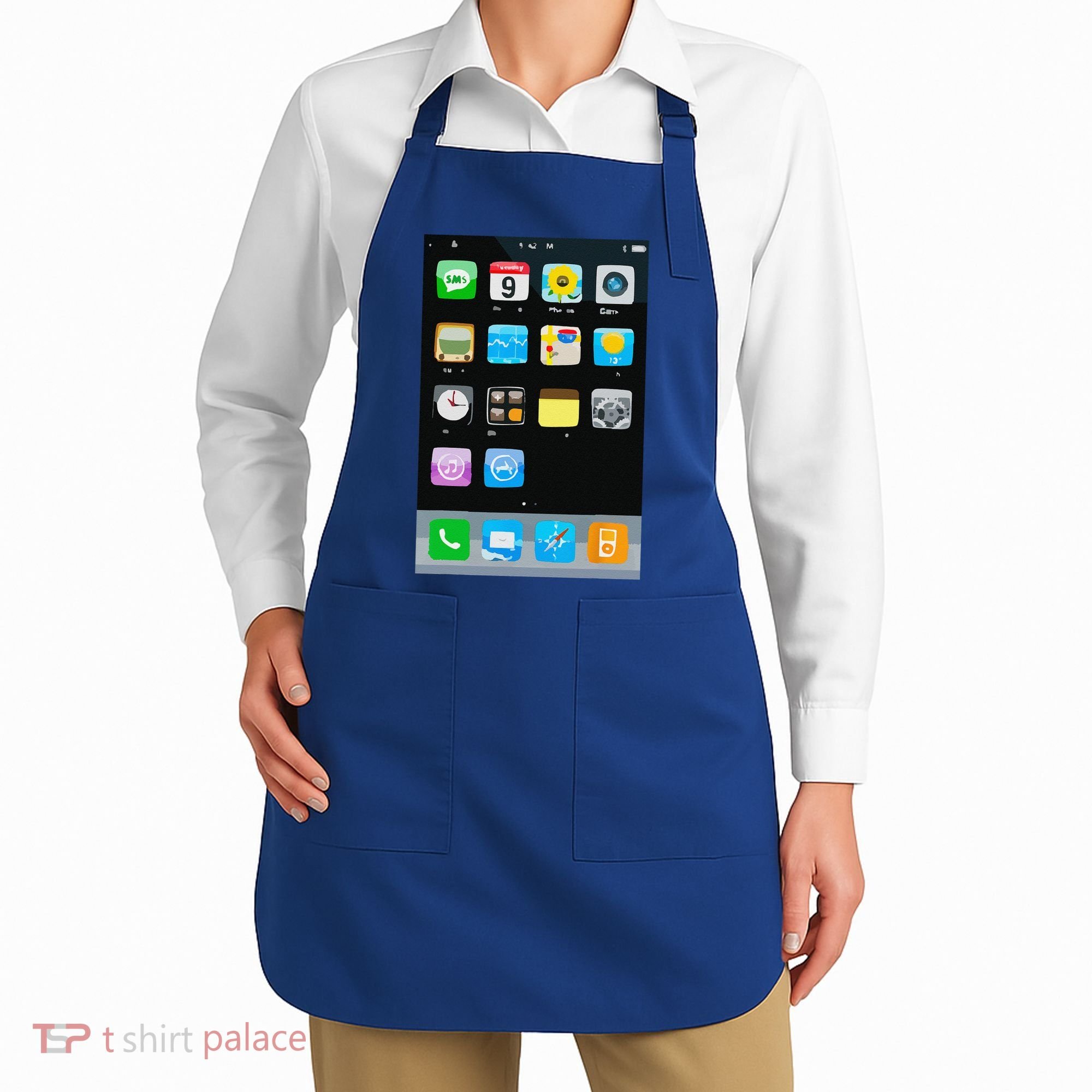 Cell Phone Smartphone Mobile App Halloween Costume Apron