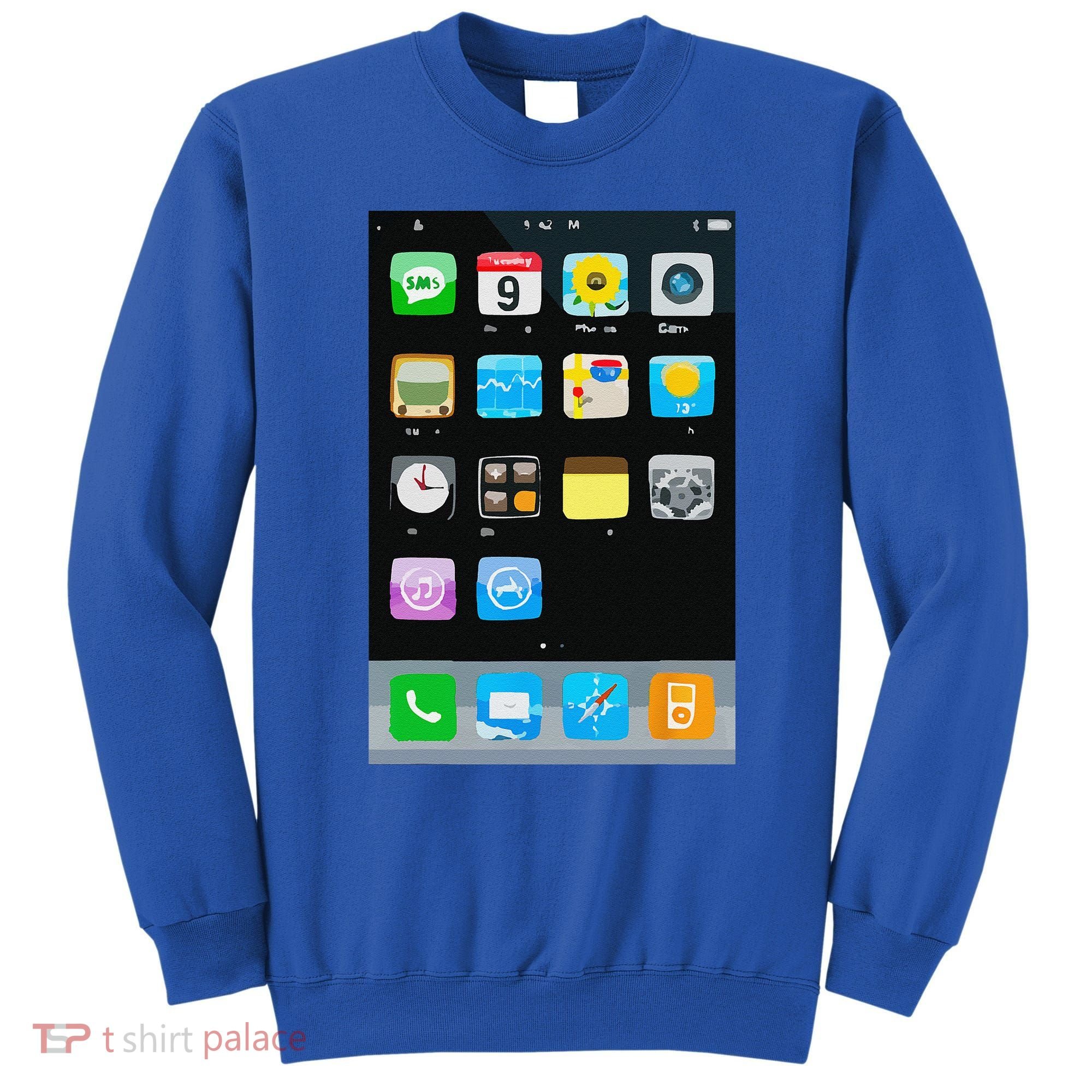Cell Phone Smartphone Mobile App Halloween Costume Sweatshirt
