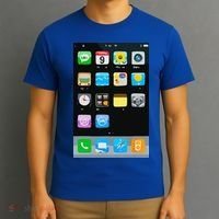 Cell Phone Smartphone Mobile App Halloween Costume T-Shirt thumb 3