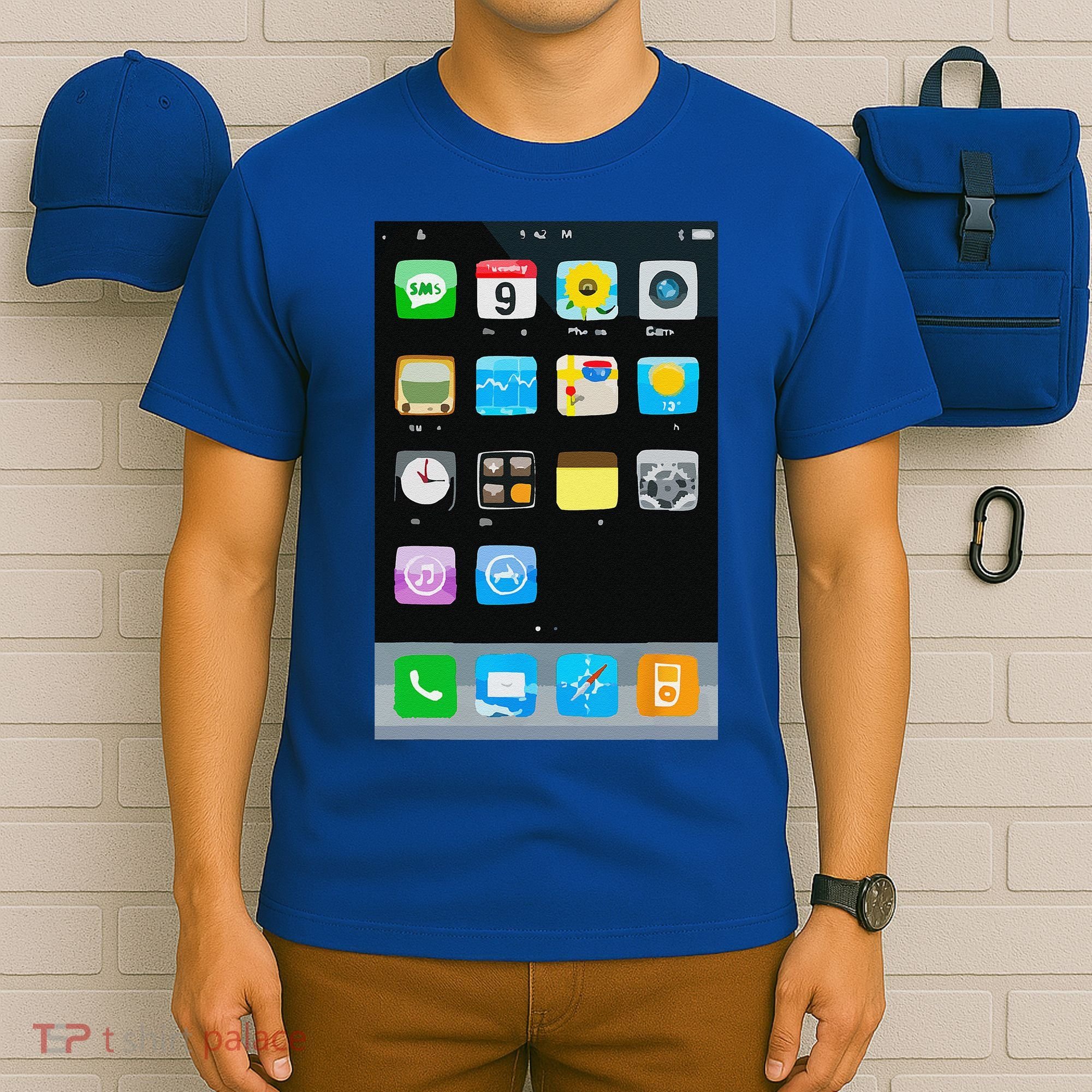 Cell Phone Smartphone Mobile App Halloween Costume T-Shirt
