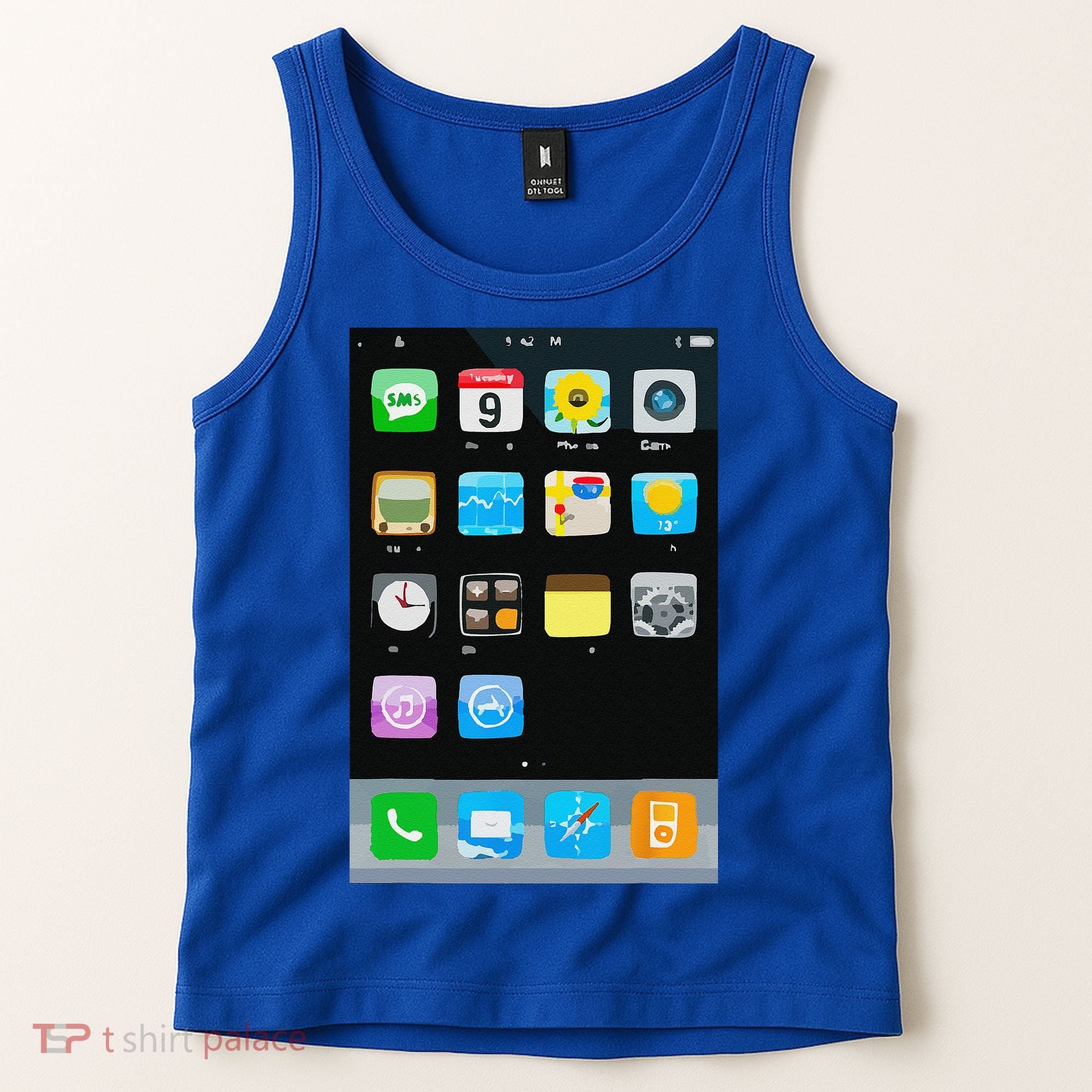 Cell Phone Smartphone Mobile App Halloween Costume Tank Top