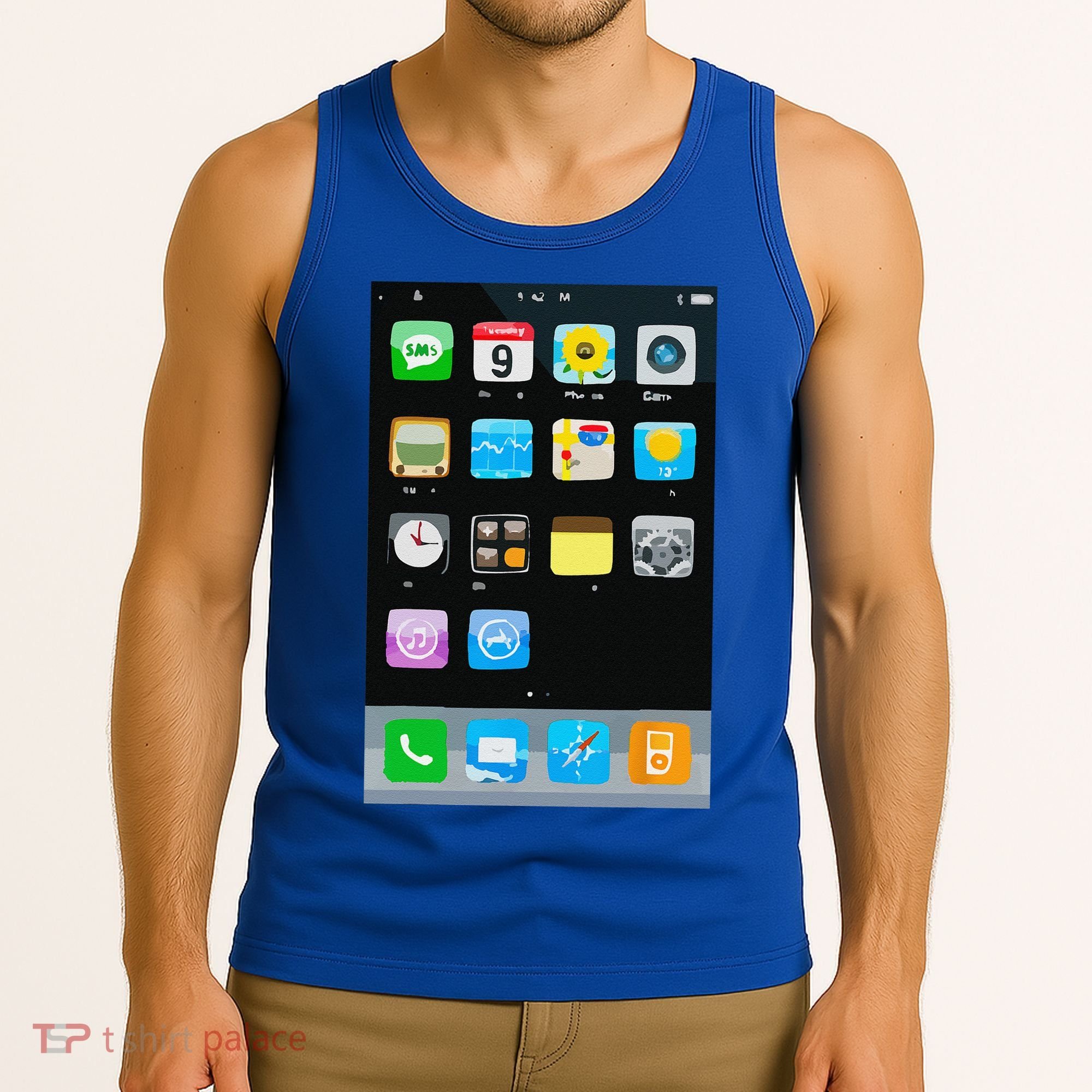 Cell Phone Smartphone Mobile App Halloween Costume Tank Top