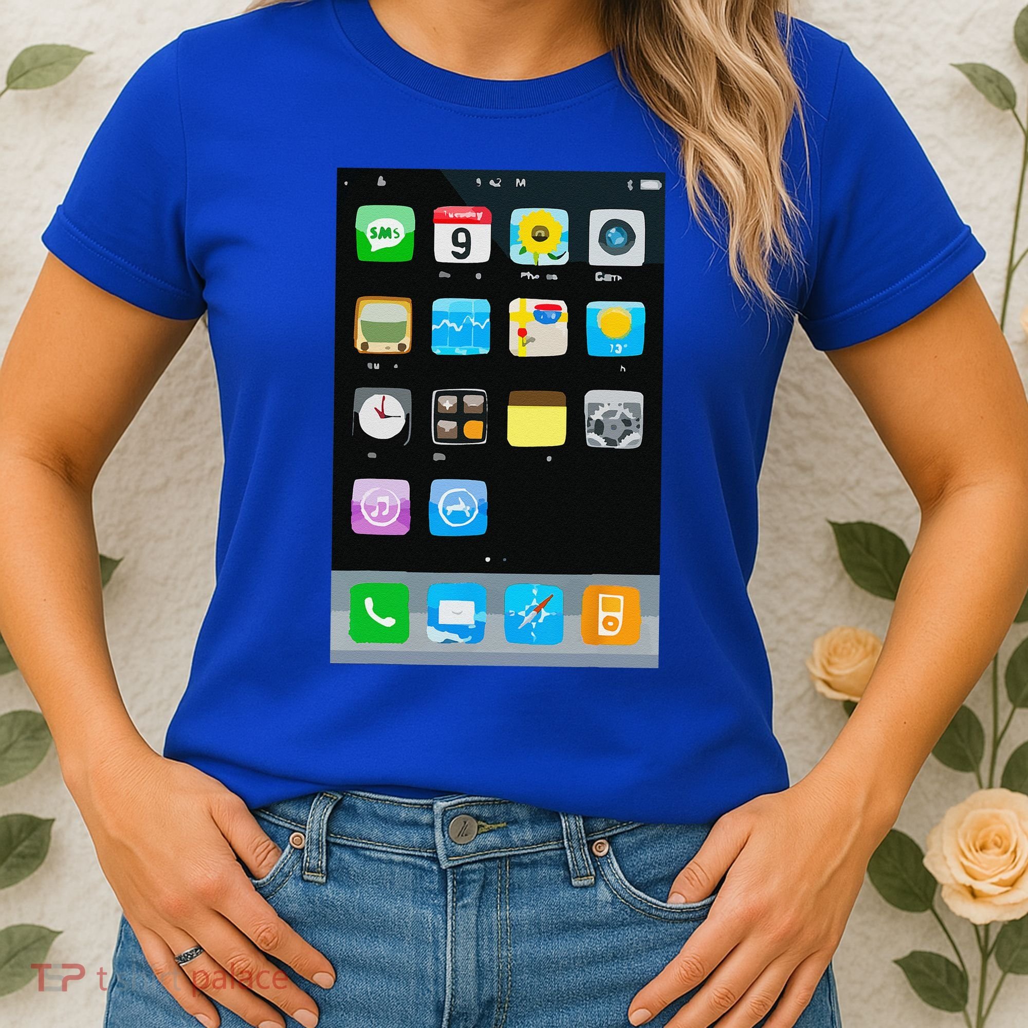 Cell Phone Smartphone Mobile App Halloween Costume Women's T-Shirt