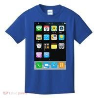Cell Phone Smartphone Mobile App Halloween Costume Kids T-Shirt thumb 0
