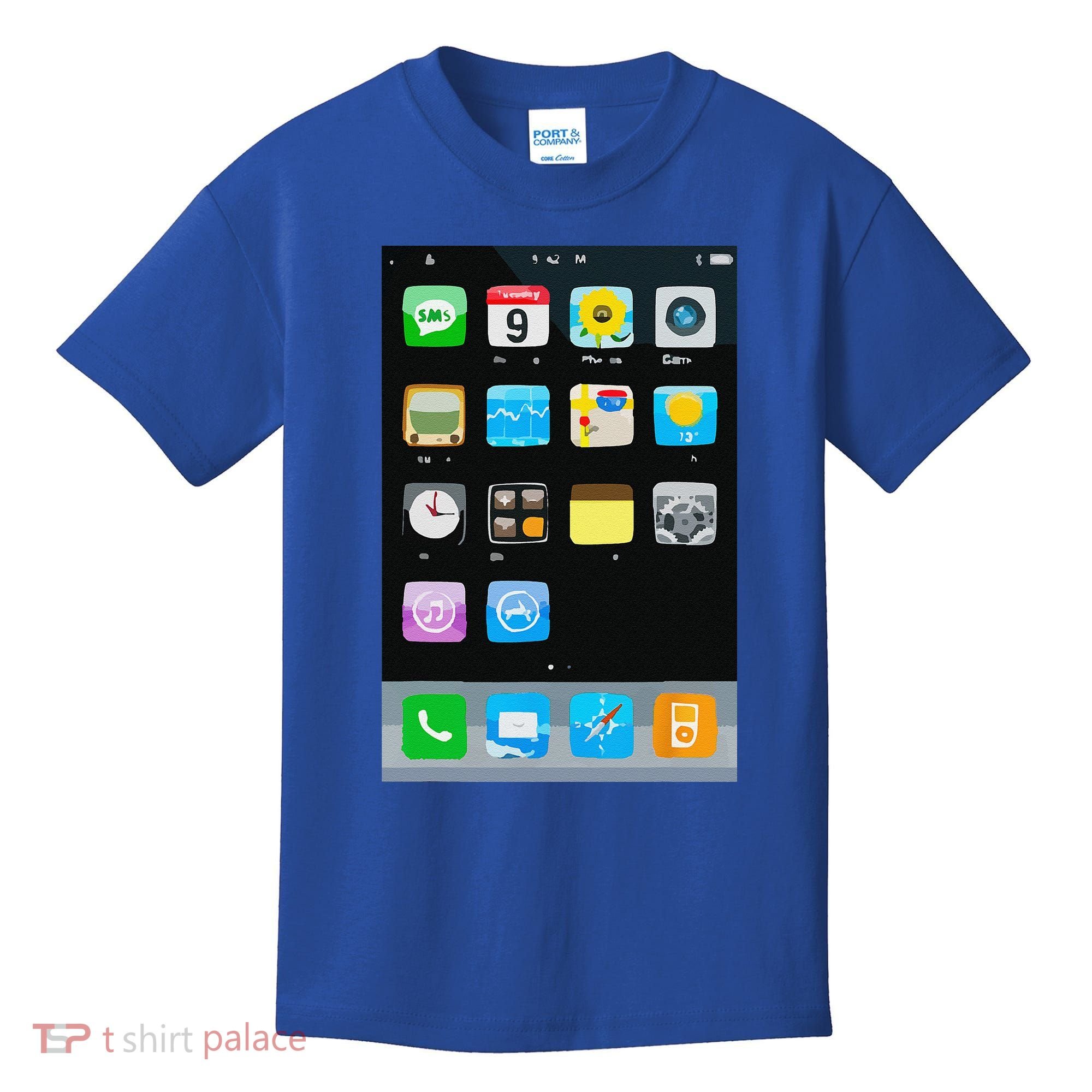 Cell Phone Smartphone Mobile App Halloween Costume Kids T-Shirt