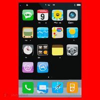 Cell Phone Smartphone Mobile App Halloween Costume Santa Hat thumb 1