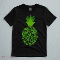 Cute Pineapple Shamrock Leaf Clover Saint Patrick's Day T-Shirt thumb 5