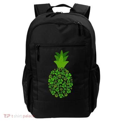 Cute Pineapple Shamrock Leaf Clover Saint Patrick's Day Backpack