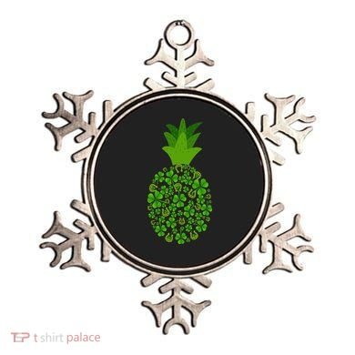 Cute Pineapple Shamrock Leaf Clover Saint Patrick's Day Ornament