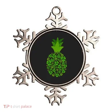 Cute Pineapple Shamrock Leaf Clover Saint Patrick's Day Ornament