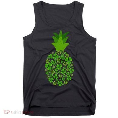 Cute Pineapple Shamrock Leaf Clover Saint Patrick's Day Tank Top