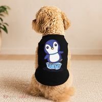 Cute Penguin Standing On An Ice Floe Doggie Tank thumb 2