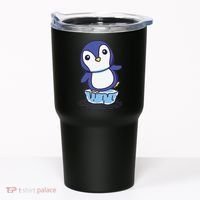 Cute Penguin Standing On An Ice Floe Tumbler thumb 0