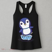 Cute Penguin Standing On An Ice Floe Women's Tank Top thumb 3