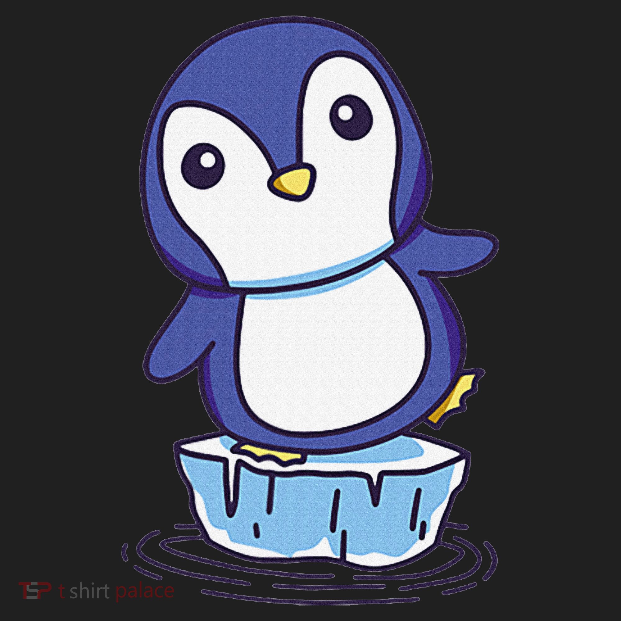 Cute Penguin Standing On An Ice Floe Hat