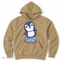 Cute Penguin Standing On An Ice Floe Hoodie thumb 0