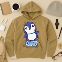 Cute Penguin Standing On An Ice Floe Hoodie thumb 3