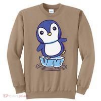 Cute Penguin Standing On An Ice Floe Sweatshirt thumb 0