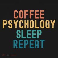 Coffee Psychology Sleep Repeat Funny Psychology &Amp; Coffee Gift Women's Hoodie thumb 2