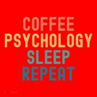 Coffee Psychology Sleep Repeat Funny Psychology &Amp; Coffee Gift Santa Hat thumb 1