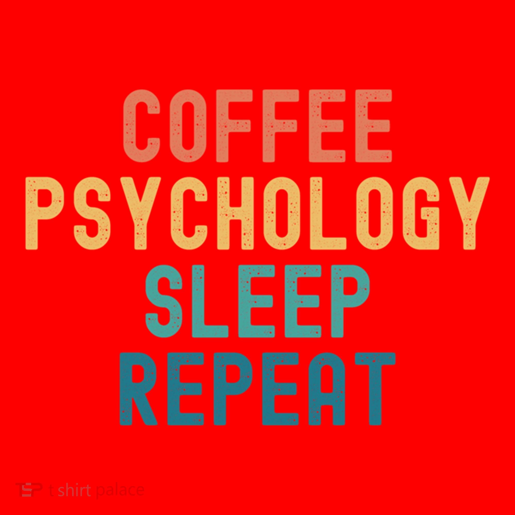 Coffee Psychology Sleep Repeat Funny Psychology &Amp; Coffee Gift Santa Hat