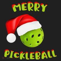 Christmas Pickleball Santa Hat Pickleball Player Winter Dink Women's Sweatshirt thumb 2