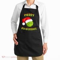 Christmas Pickleball Santa Hat Pickleball Player Winter Dink Apron thumb 2