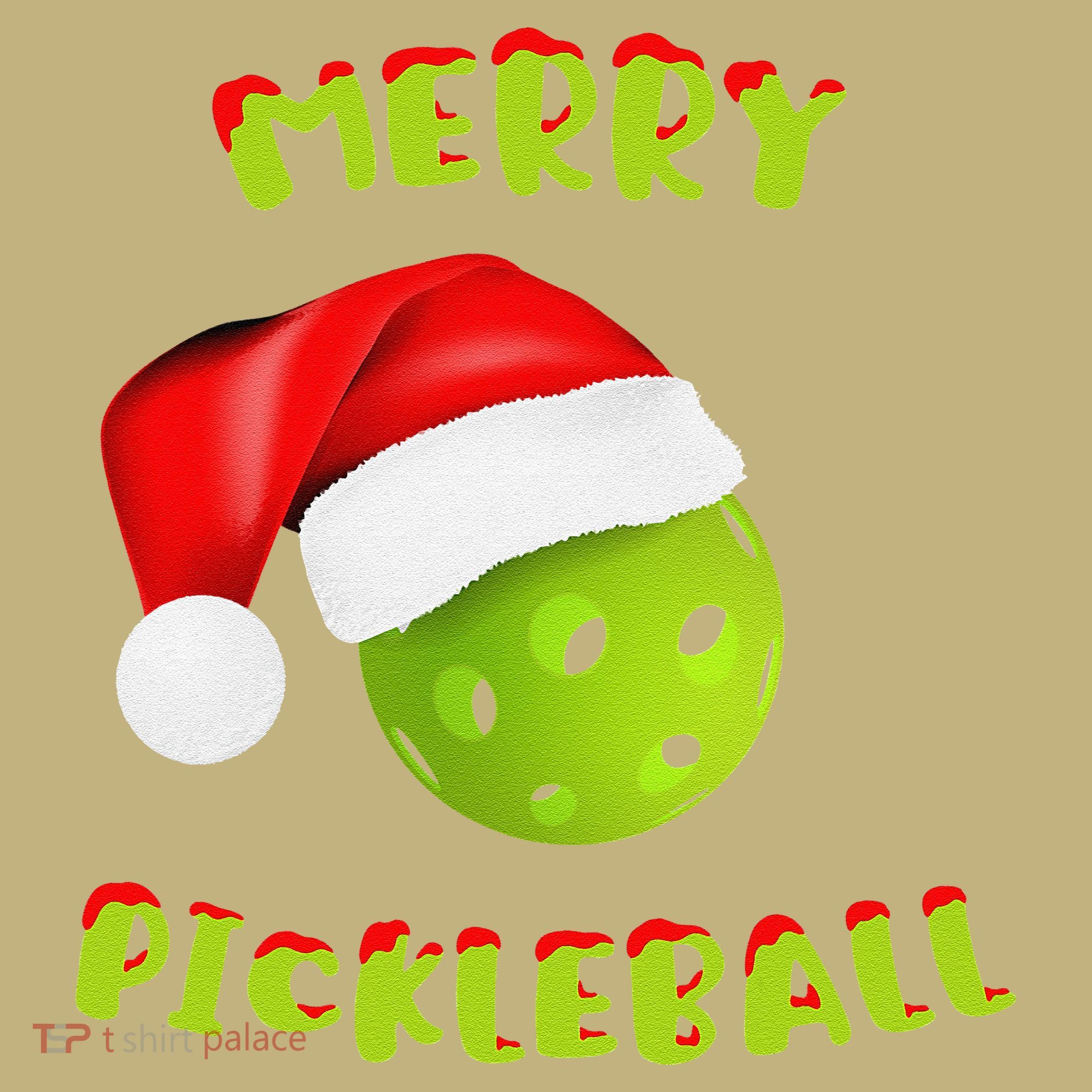 Christmas Pickleball Santa Hat Pickleball Player Winter Dink Mousepad