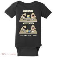 Commas Punctuation Shark Lets Eat Funny English Grammar Baby Bodysuit thumb 0