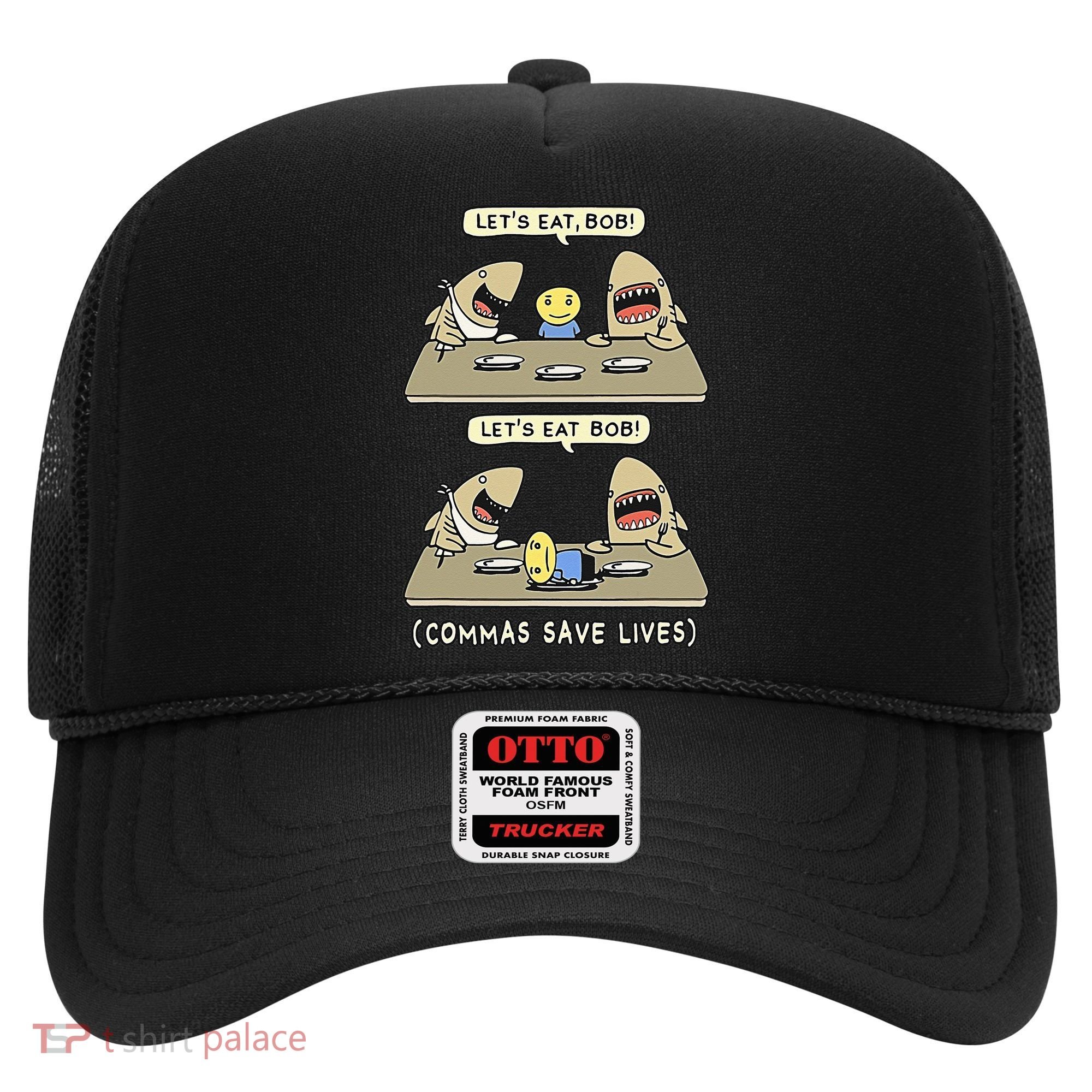 Commas Punctuation Shark Lets Eat Funny English Grammar Hat