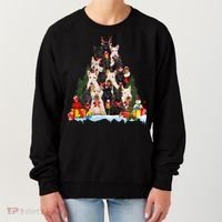 Christmas Pajama Scottish Terrier Xmas Tree Funny Gift Dog Lovers Cool Gift Women's Sweatshirt thumb 0