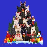 Christmas Pajama Scottish Terrier Xmas Tree Funny Gift Dog Lovers Cool Gift T-Shirt thumb 7