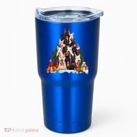 Christmas Pajama Scottish Terrier Xmas Tree Funny Gift Dog Lovers Cool Gift Tumbler thumb 0
