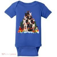 Christmas Pajama Scottish Terrier Xmas Tree Funny Gift Dog Lovers Cool Gift Baby Bodysuit thumb 0