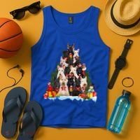 Christmas Pajama Scottish Terrier Xmas Tree Funny Gift Dog Lovers Cool Gift Tank Top thumb 4