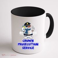 Crown Prosecution Service Funny Police Officer Humor Cops Coffee Mug thumb 1