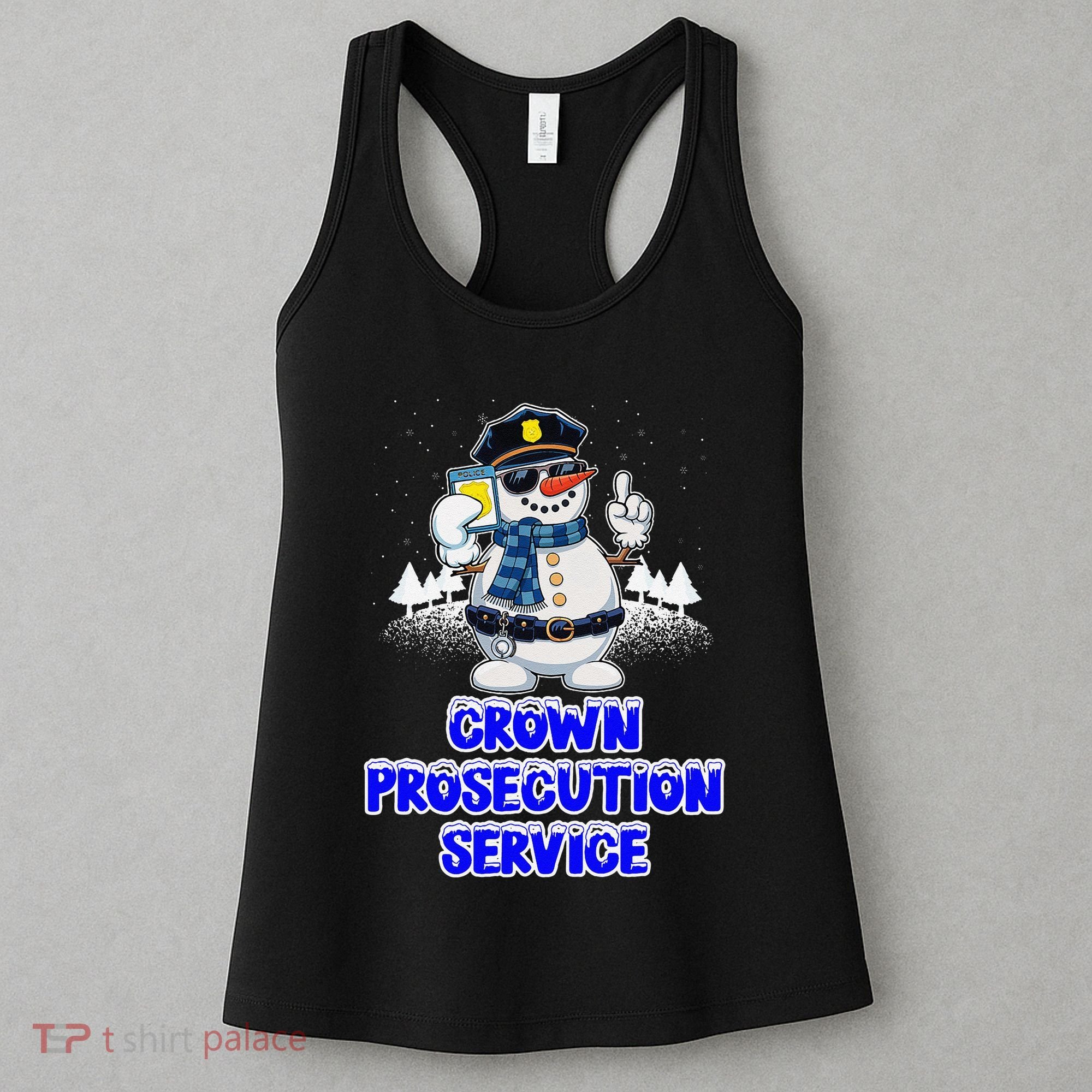 Crown Prosecution Service Funny Police Officer Humor Cops Women's Tank Top