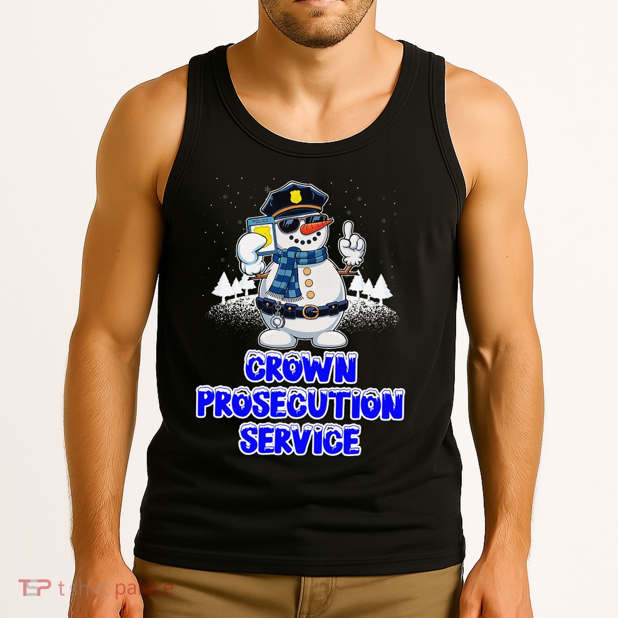 Crown Prosecution Service Funny Police Officer Humor Cops Tank Top