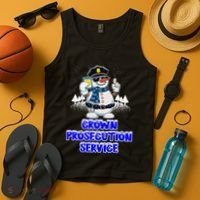 Crown Prosecution Service Funny Police Officer Humor Cops Tank Top thumb 4