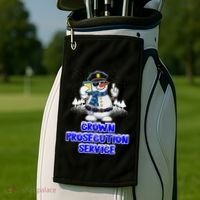 Crown Prosecution Service Funny Police Officer Humor Cops Golf Towel thumb 2