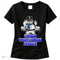 Crown Prosecution Service Funny Police Officer Humor Cops Women's T-Shirt thumb 0
