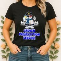 Crown Prosecution Service Funny Police Officer Humor Cops Women's T-Shirt thumb 2